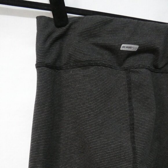 ATHLETIC WORKS - Dri More | small | Black and Grey Striped High Waist Leggings - Picture 10 of 16
